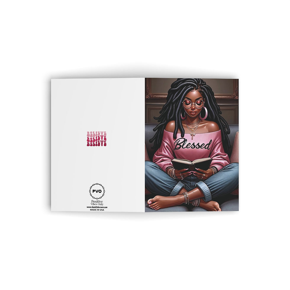 Thumbnail: Blessed Greeting Card