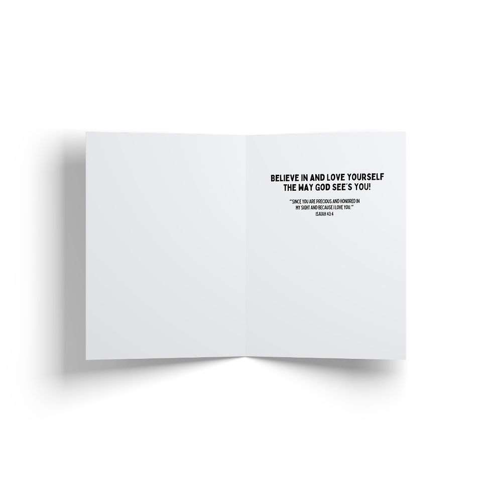 Thumbnail: I Believe In Me Greeting Card