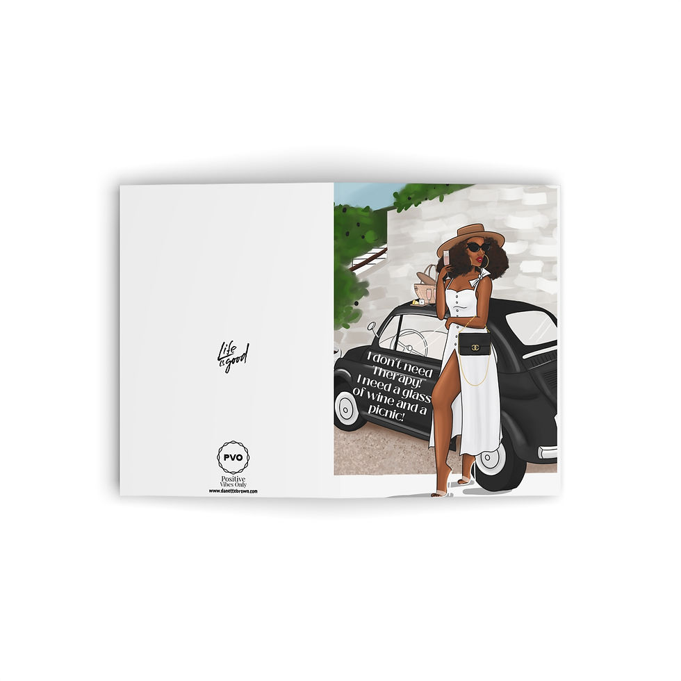 Thumbnail: I Don't Need Therapy Greeting Card