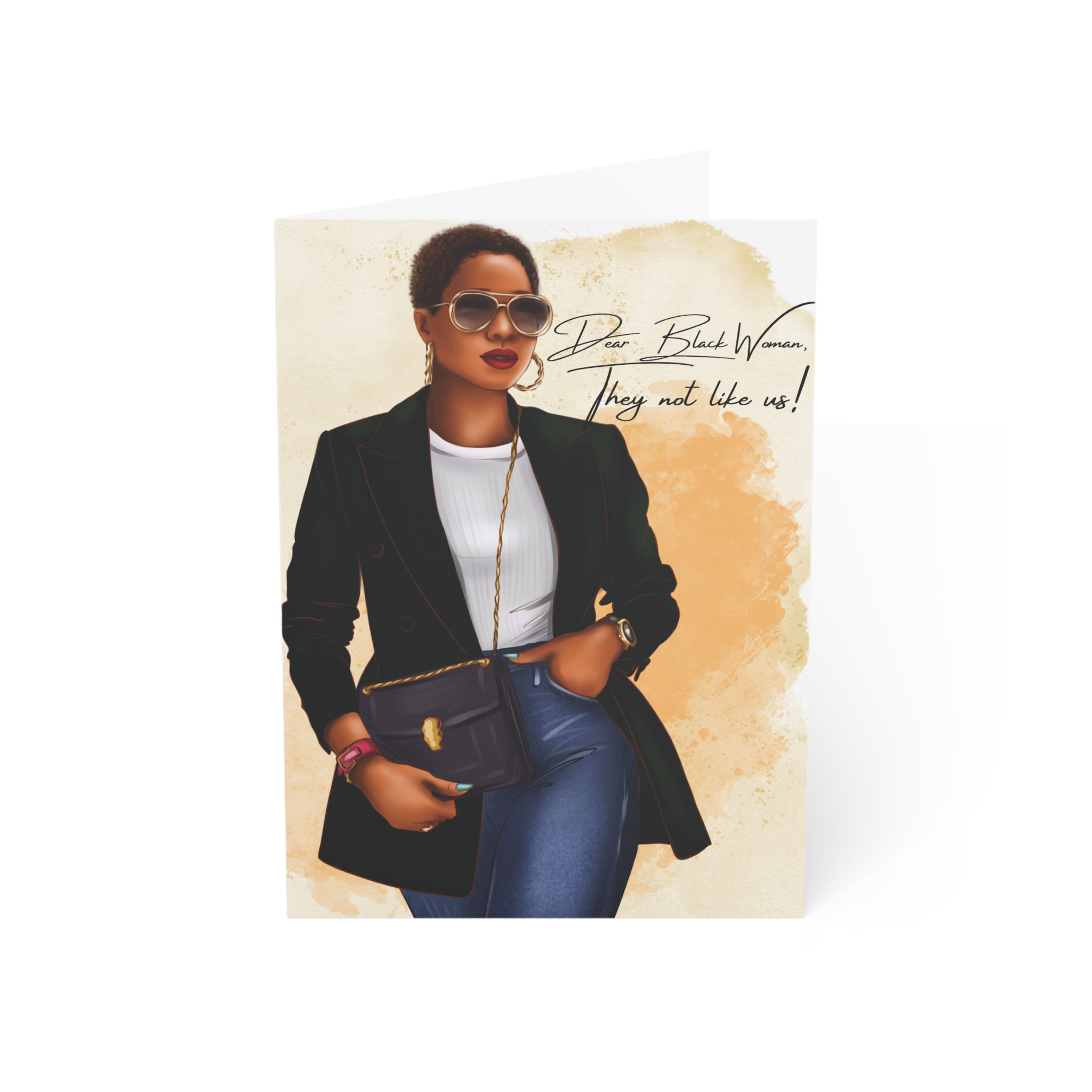 They not like us! Greeting Card 