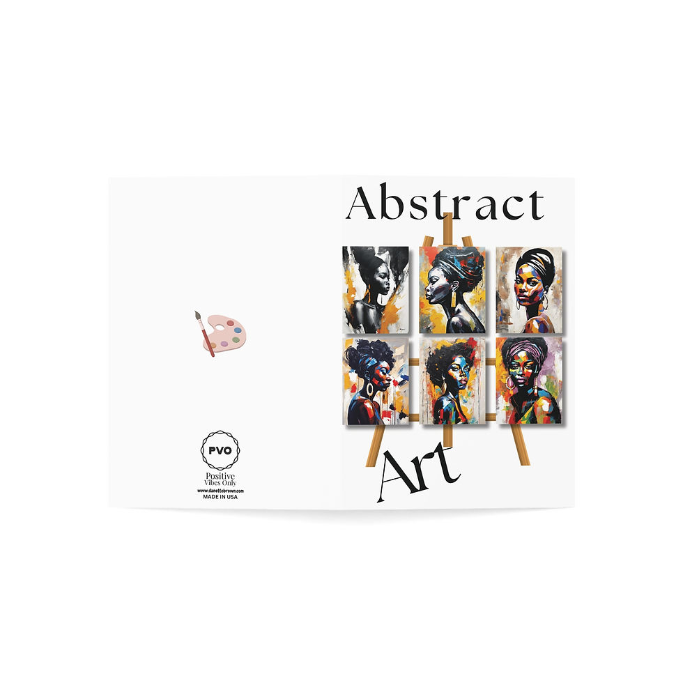 Thumbnail: Abstract Art Greeting Card