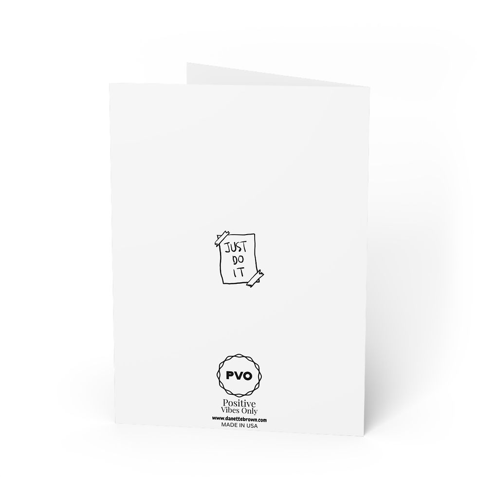 Thumbnail: Don't Over Think It Greeting Card