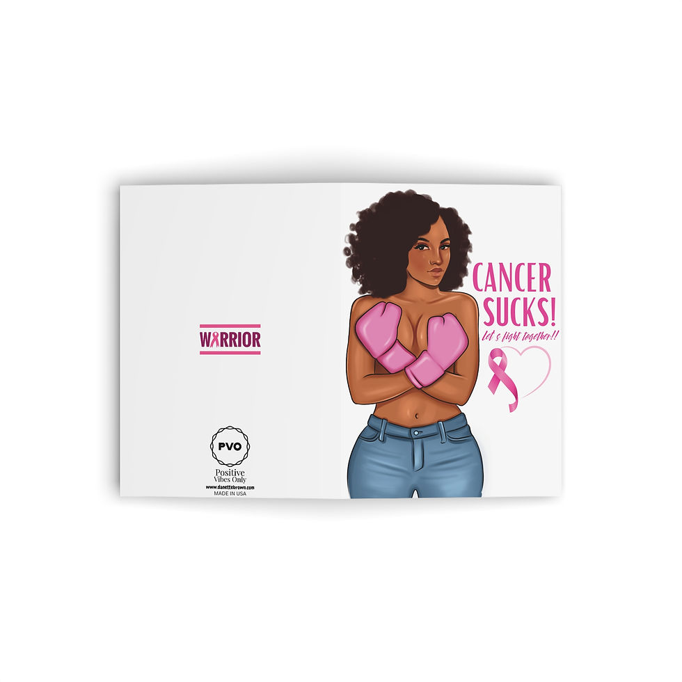 Thumbnail: Cancer Sucks Greeting Card