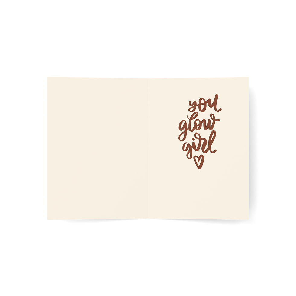 Thumbnail: Black Black Black Greeting Card
