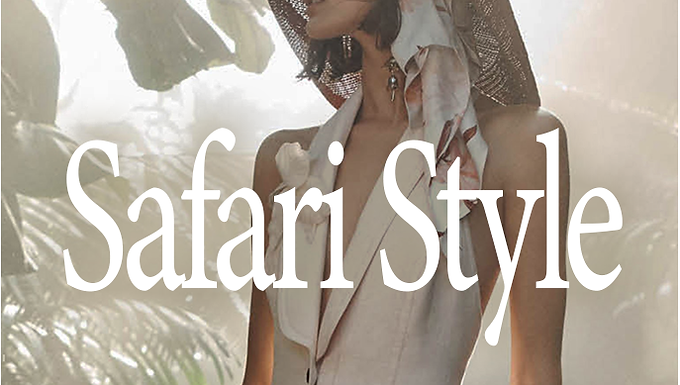 Safari Style S/S 2020 trend direction