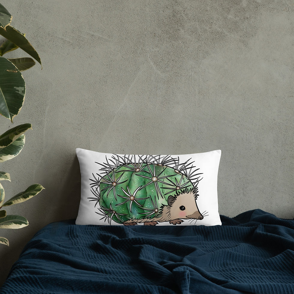 Thumbnail: Hedgie Cactus Pillow