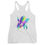 Thumbnail: Women's Racerback Tank- Rainbow Goat