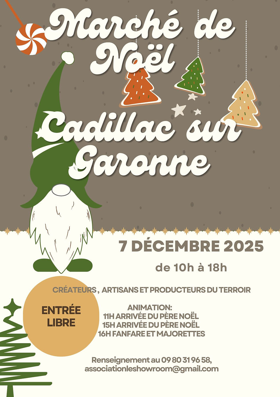 Marché de Noël - Cadillac sur Garonne