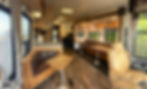 interior panoramic of motorhome