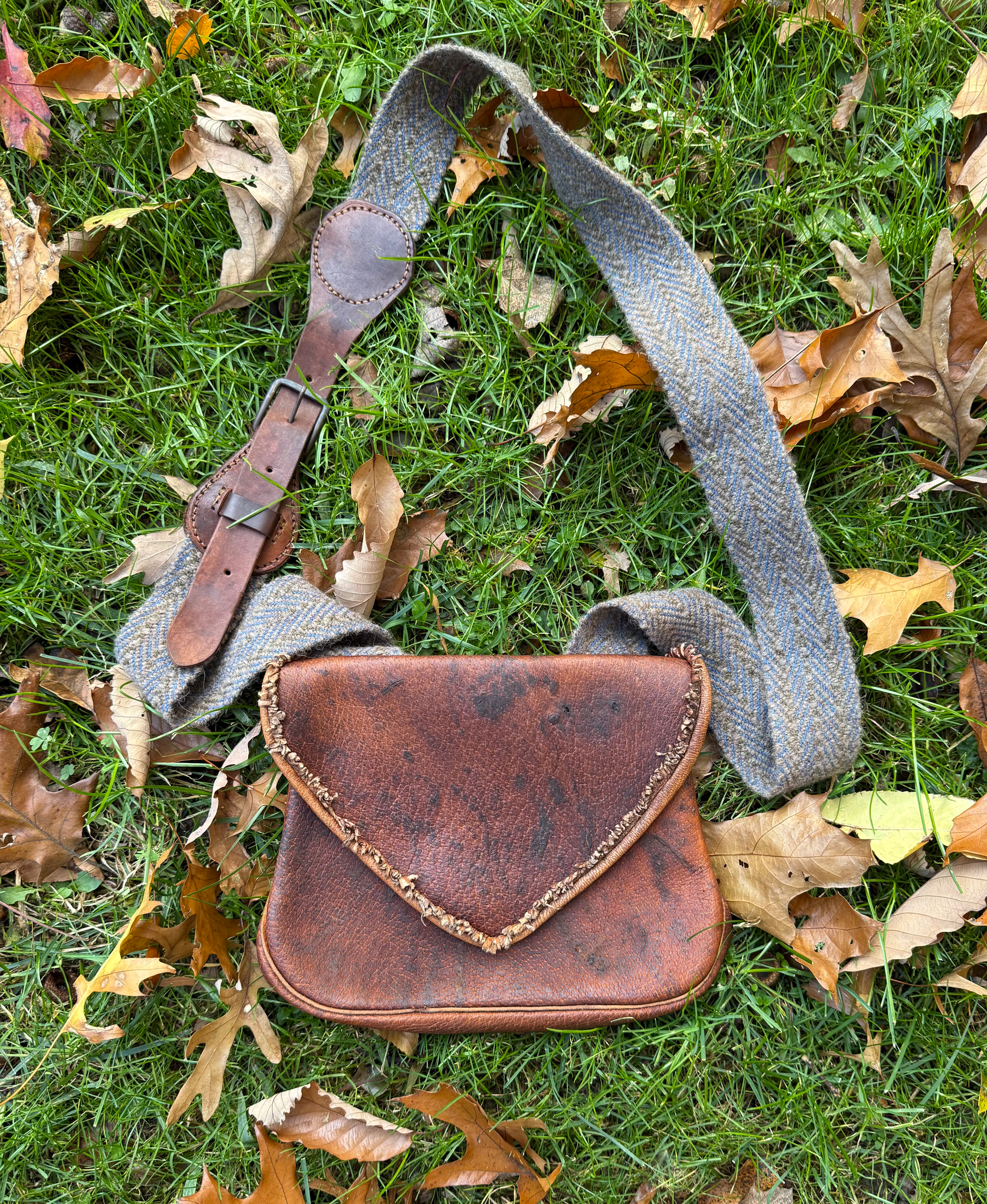 “Scar” Pig Leather Pouch