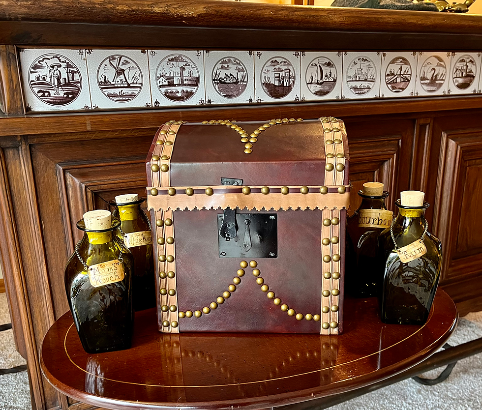 Thumbnail: Leather Covered Liquor Box