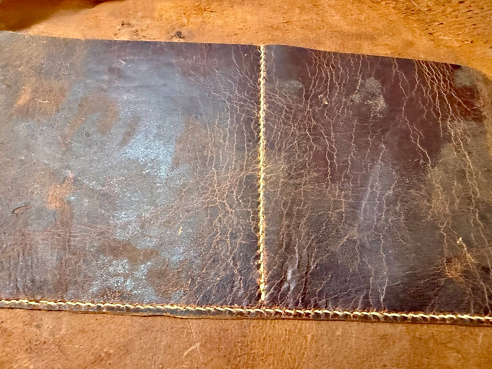 Thumbnail: Waxed Hemp with Pieced Oil Tan Flap