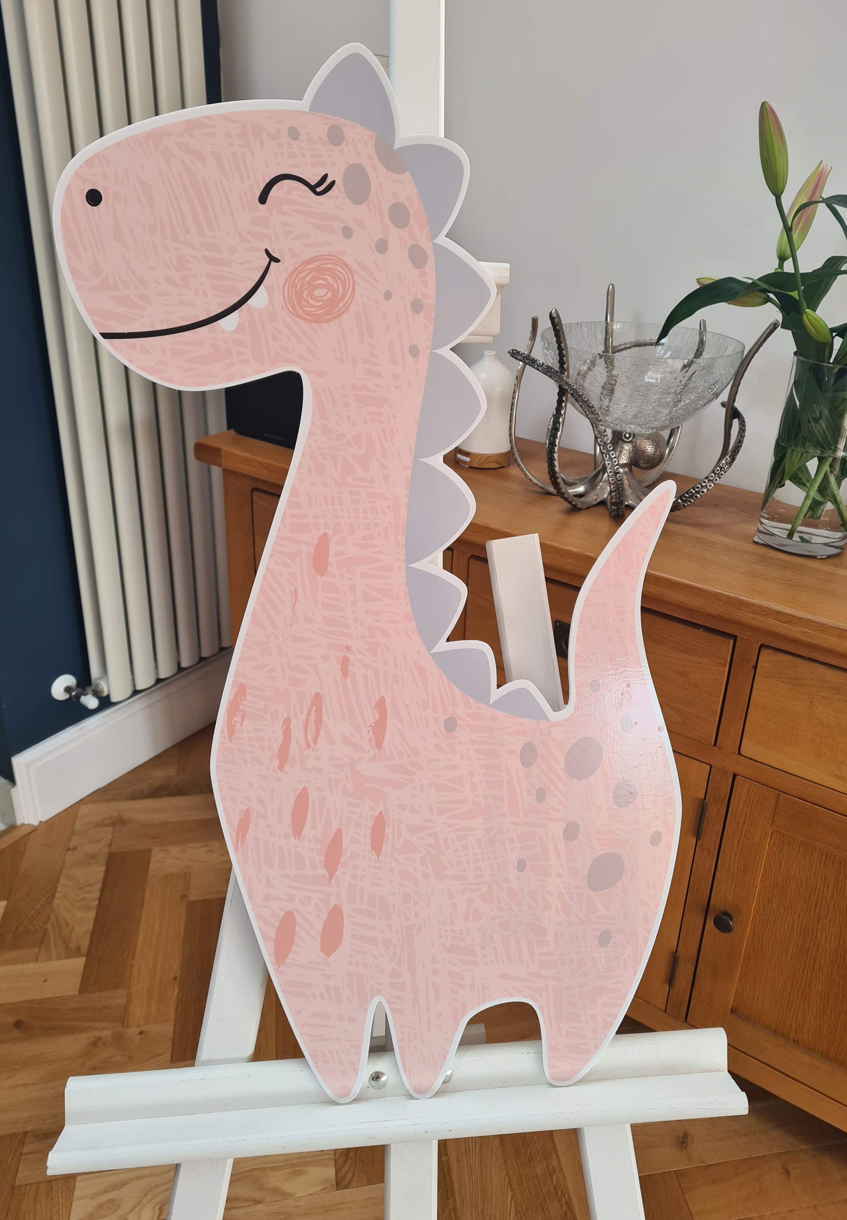 Smiley Dinosaur Sign