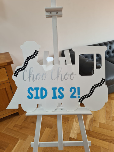 Train sign | Nancy Loves | Perspex sign | Train sign | Craft blanks ...