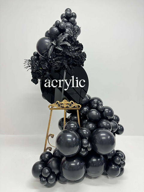 Genuine Perspex Black Disc