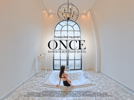 Hotel Once Bangkok โรงแรมเจริญกรุงสไตล์สตูดิโอ