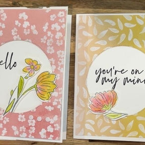 Easy Handmade Cards Using My Simple Sketch #10 | Step-by-Step Tutorial