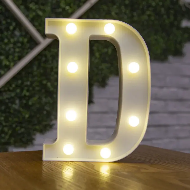 Thumbnail: Alphabet Letter LED Light Luminous Number Wedding Birthday Christmas Party Decor