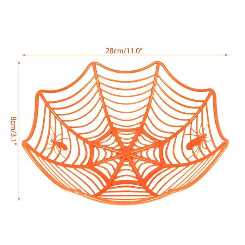 Thumbnail: Halloween Black Spider Web Bowl