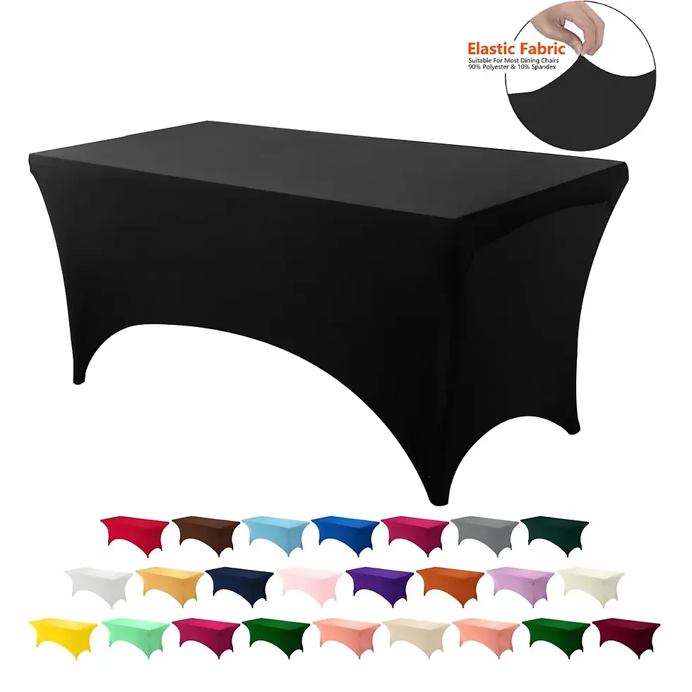 Spandex Table Cover Event Birthday Banquet Shower Wedding Parties