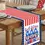 Thumbnail: Patriotic Table Runner Independence Day 4th of July Theme Tableware Party Decor