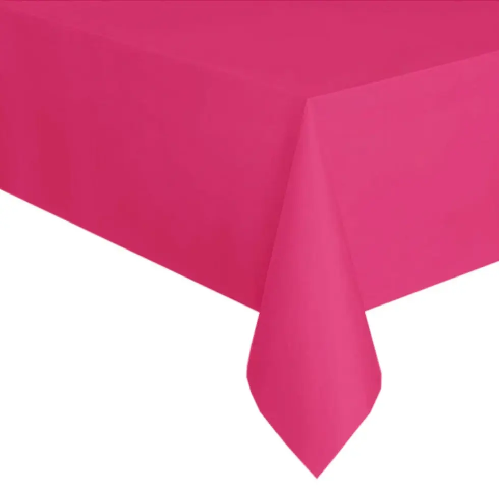 Thumbnail: Table Cover Plastic Disposable Birthday Wedding Party Dining Table Decoration