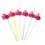Thumbnail: Tropical Drinking Straws 20/50pc Birthday Pool Party Decor Holiday Celebration