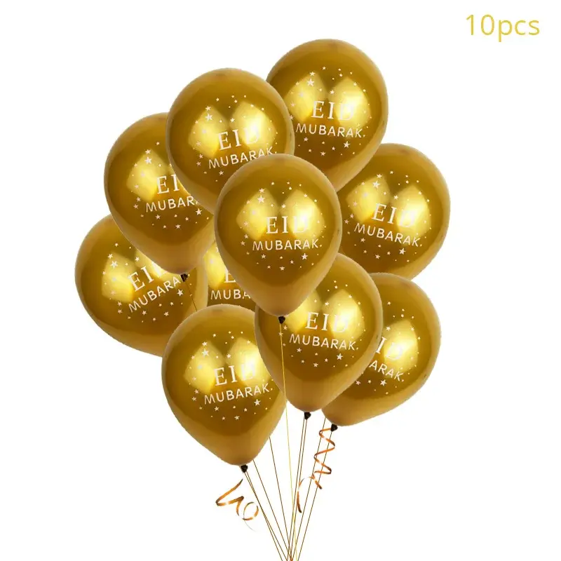 Thumbnail: EID Mubarak Decor Garland Banner Balloons EID Party Supplies Home Decorations