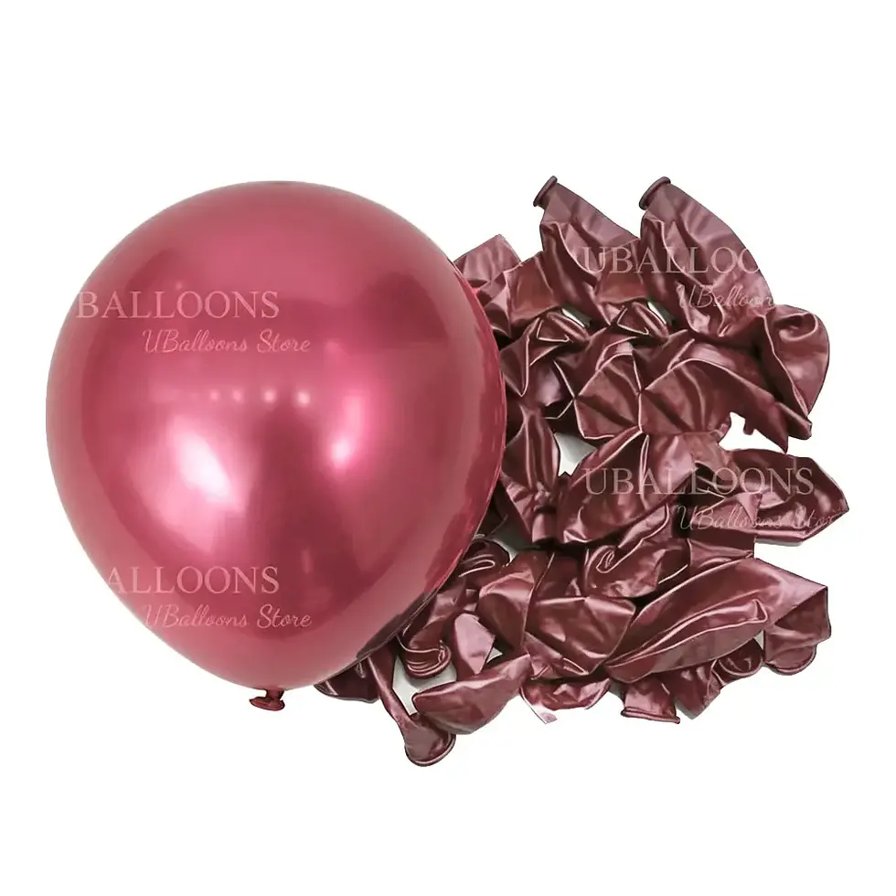 Thumbnail: Red Garnet Latex Balloons 10/30/50Pcs Christmas Wedding Party Decoration