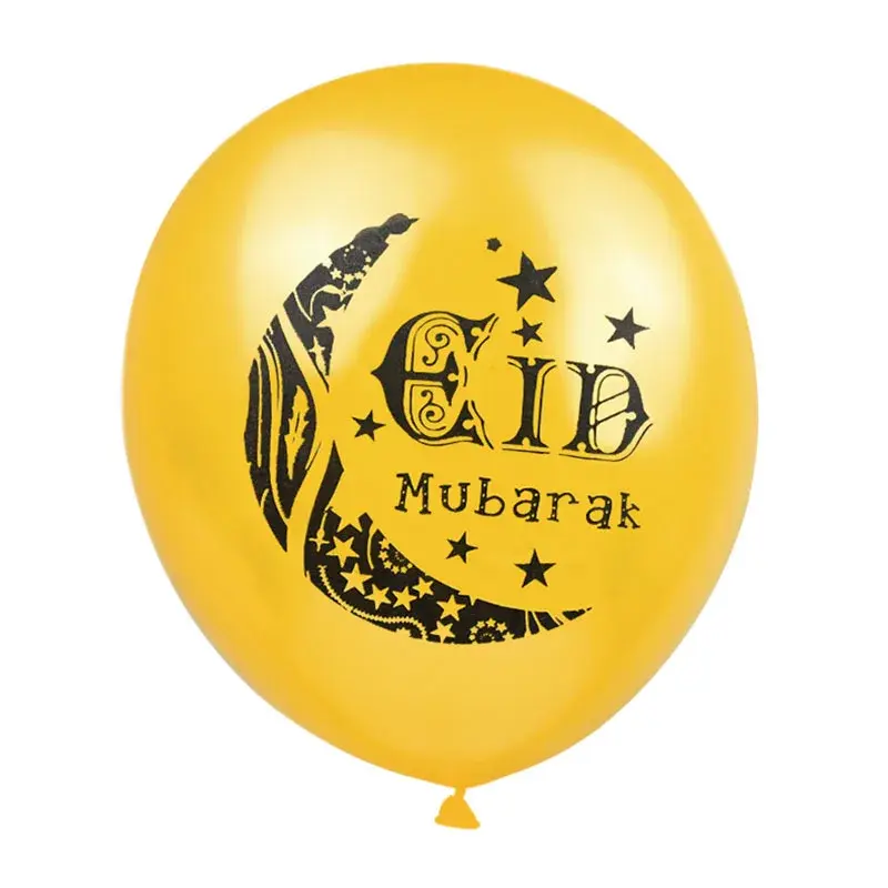 Thumbnail: Eid Mubarak Ramadan Kareem Decoration 10Pcs Latex Balloon Muslim Festival Party