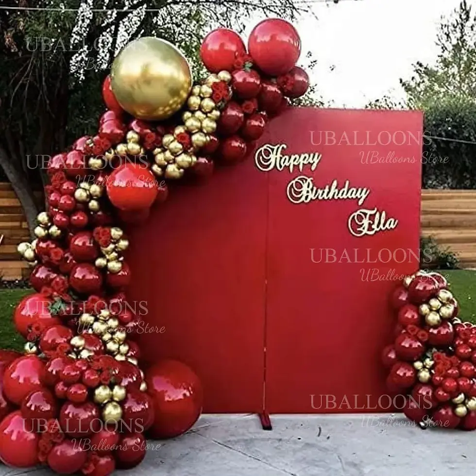 Thumbnail: Red Garnet Latex Balloons 10/30/50Pcs Christmas Wedding Party Decoration