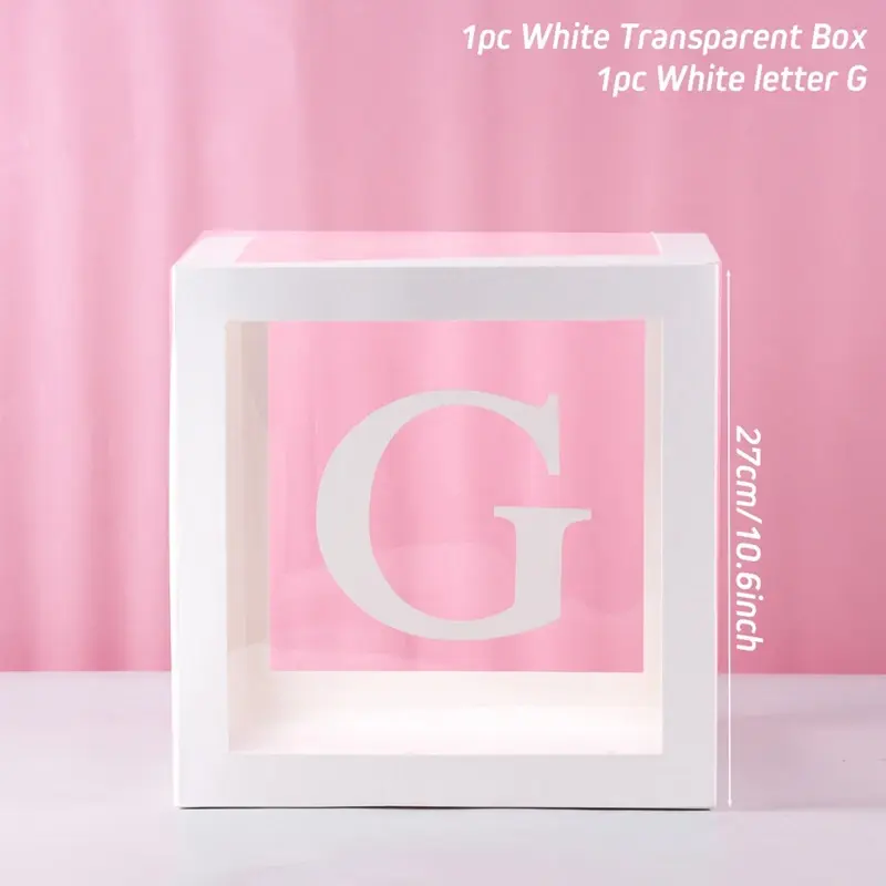 Thumbnail: 1pc Balloon Box Letter A-Z Wedding Shower Birthday Party DIY Decorations