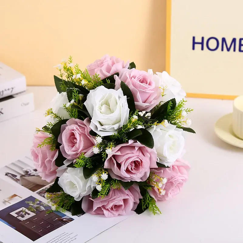 Thumbnail: Rose Artificial Flower Balls 28cm Wedding Decorations Birthday Party Centerpiece