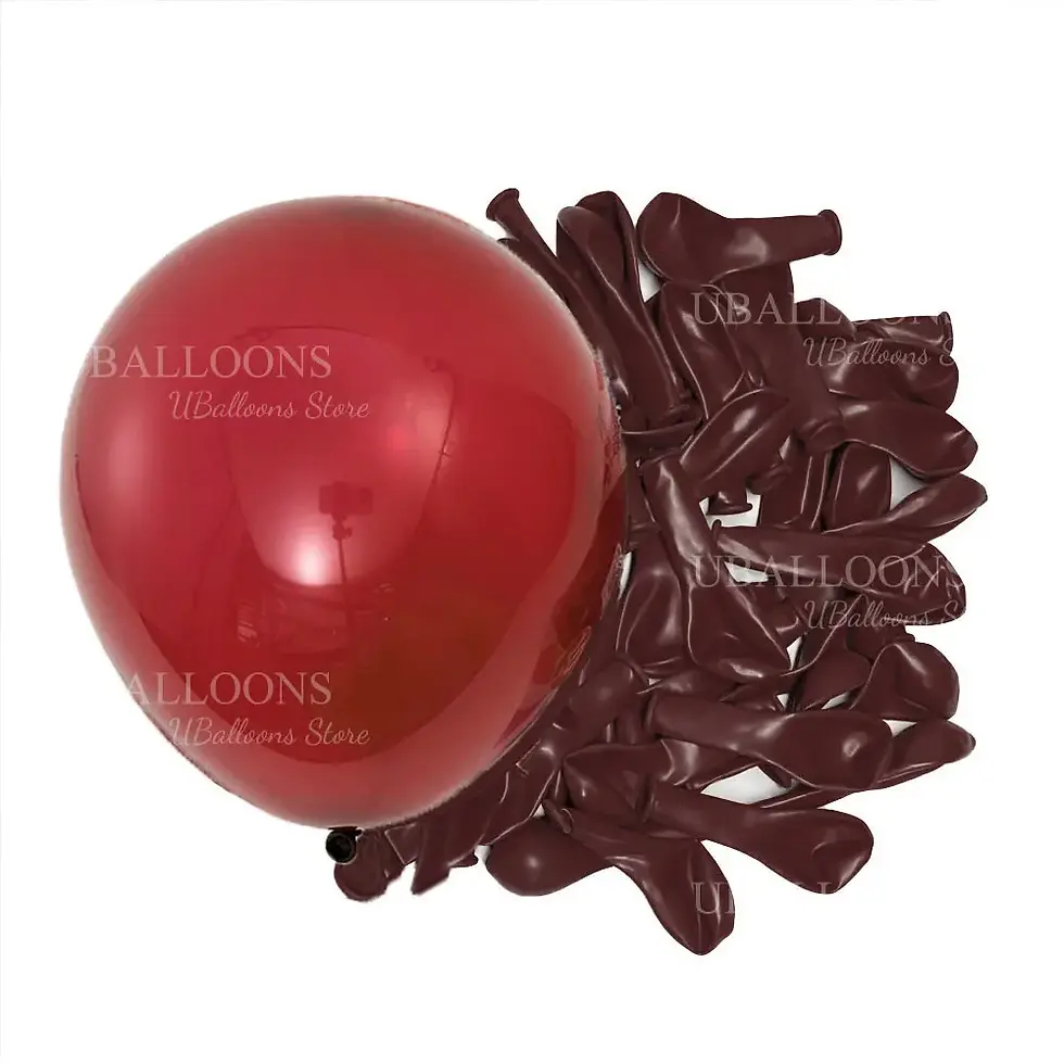 Thumbnail: Red Garnet Latex Balloons 10/30/50Pcs Christmas Wedding Party Decoration