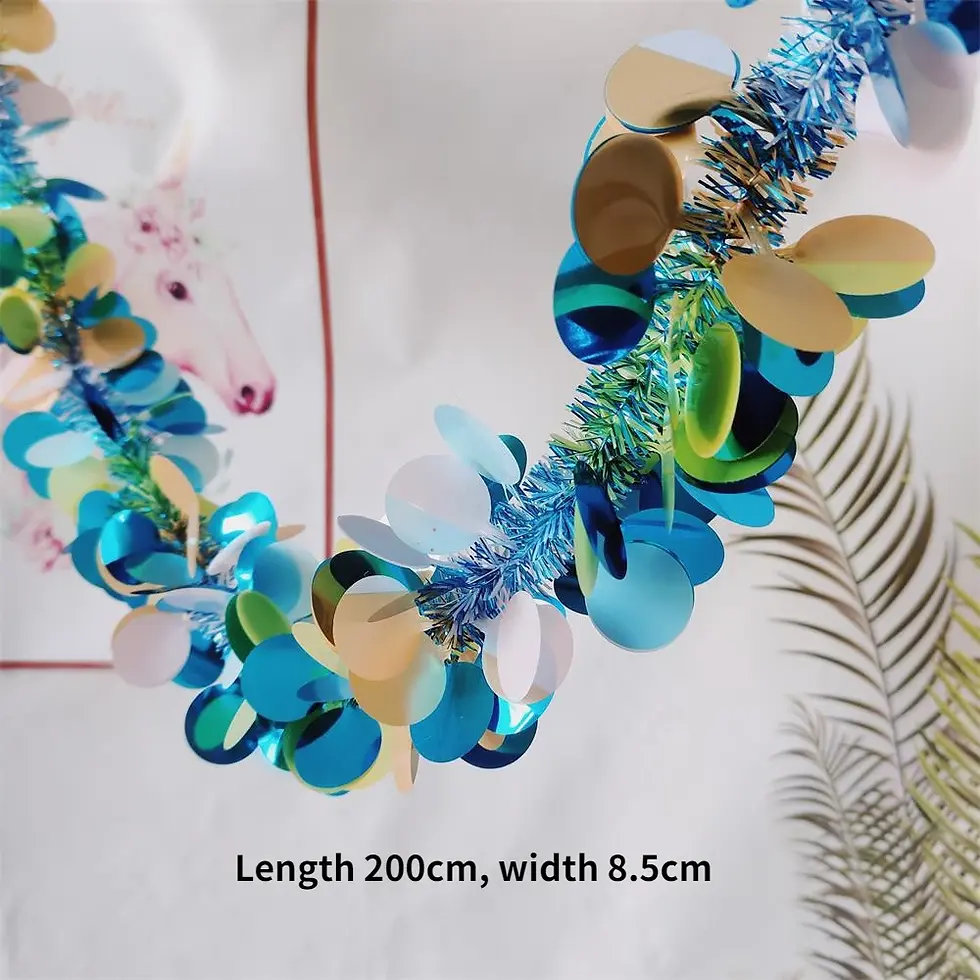 Thumbnail: Faux Eucalyptus Garland 70.8" Flowers Home Holiday Decor Party Centerpiece