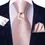 Thumbnail: Silk Luxury Mens NeckTie Pocket Square Cufflinks Set Men's Wedding Party