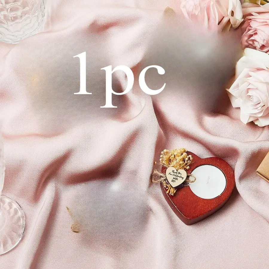 Thumbnail: Heart Candle Holder Desktop Decoration Birthday Party Wedding Bridal Gift Favor