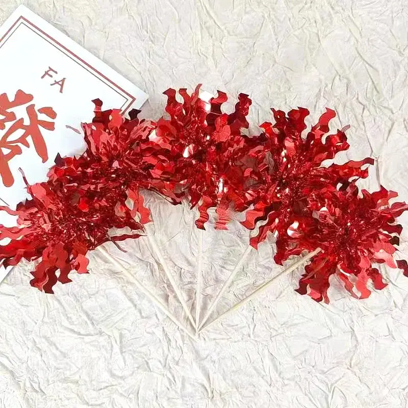 Thumbnail: Glitter Tassel Cake Topper 5/20Pc Wedding Christmas Birthday Party Shower Decor