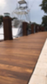 Dock in ipe