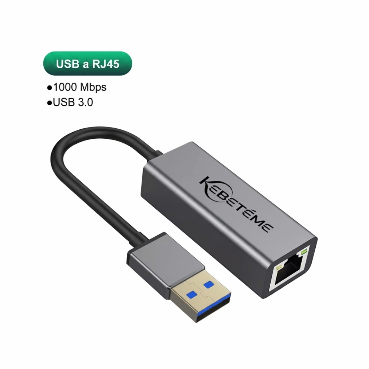 Adaptador Red Usb 3.0 A Rj45 Ethernet Hub Gigabit