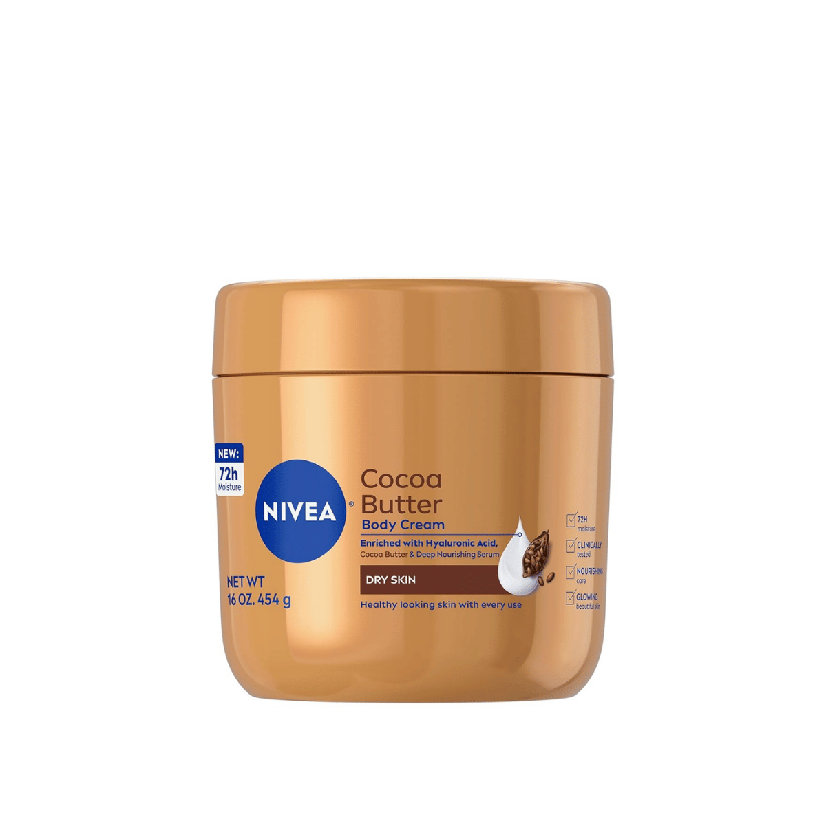 Nivea Crema Corporal de Manteca de Cacao Piel Seca Hidratación 72 h