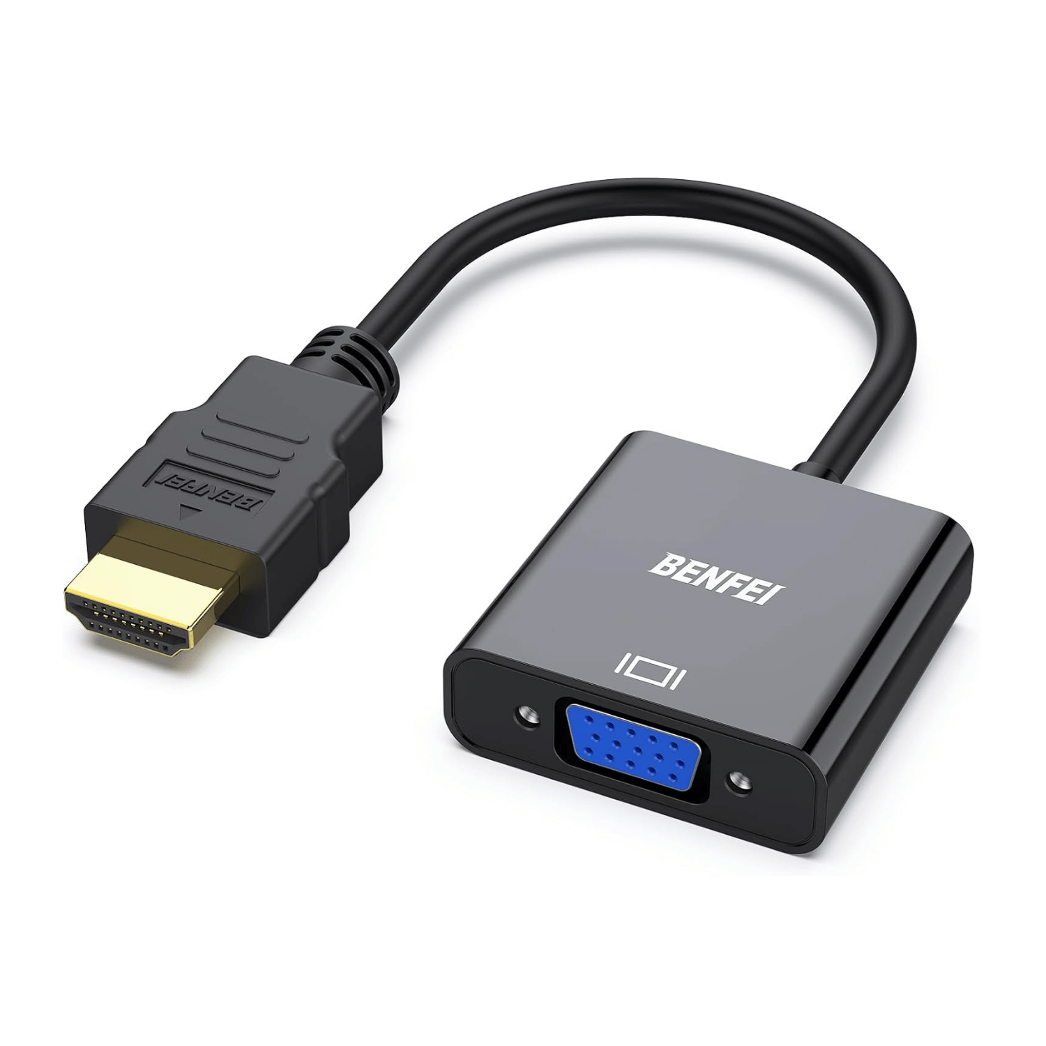 Adaptador HDMI Macho A VGA Hembra 1080p Monitor Proyector
