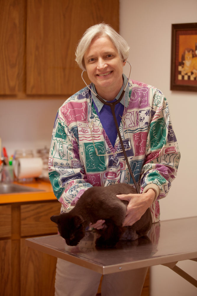 Veterinarian Laura Bougie