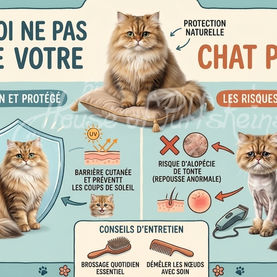 Pourquoi il ne faut surtout pas tondre votre chat (Persan)