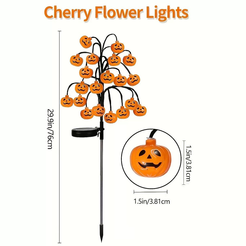 Thumbnail: Solar Powered LED Halloween Garden Lights