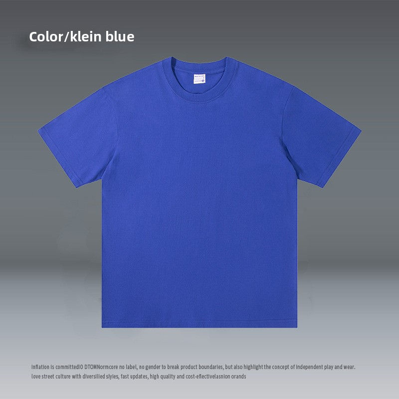 Thumbnail: 100% Cotton Crew Neck Short-Sleeve T-Shirt
