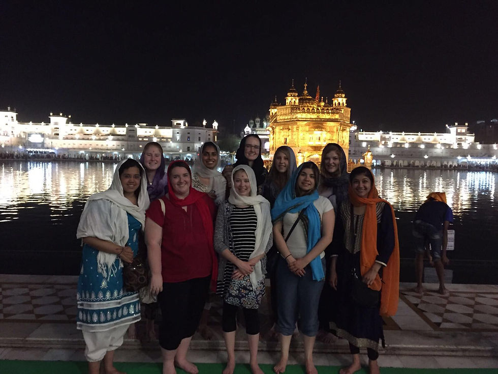 Our group at the Golden Temple