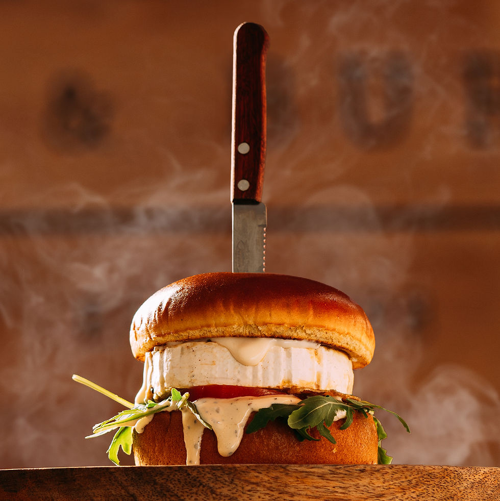 Kecskesajt Burger image