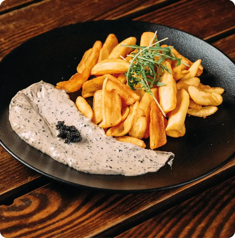 truffle fries with truffle mayo.webp