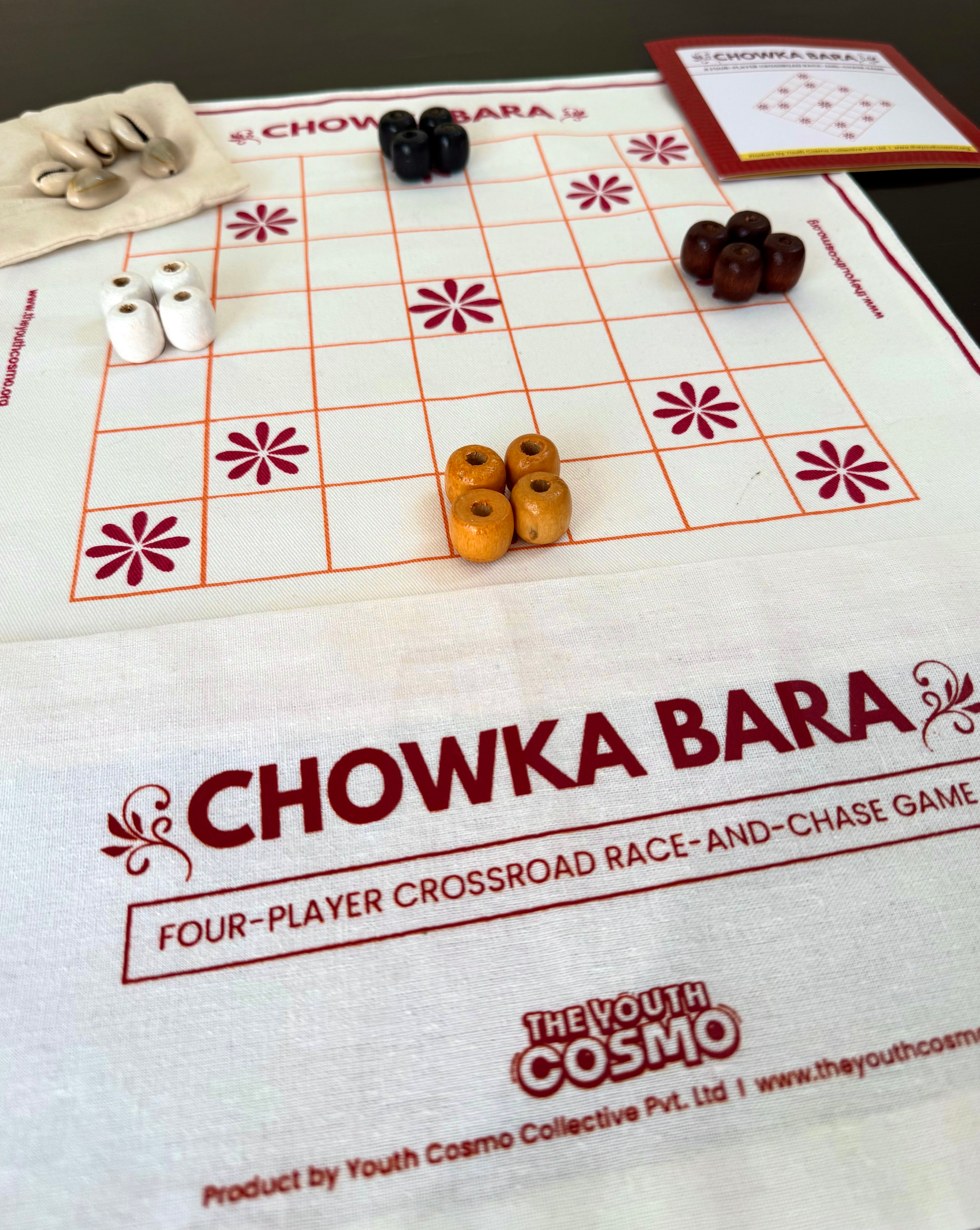 Chowka Bara | Traditional Indian Board Game | Cloth